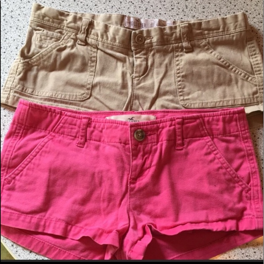 2 pairs Juniors Hollister California Shorts